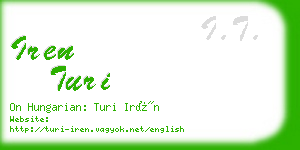 iren turi business card